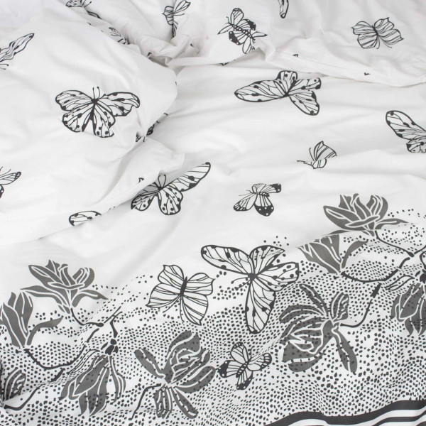 Фото - Пододеяльник двуспальный ТЕП 180х215 см Black Butterfly FR (2-04847_34289)