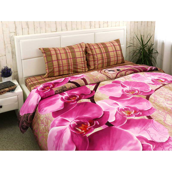Фото - Комплект постельного белья Руно Fuchsia сатин (845.137К_20-1315Fuchsia)