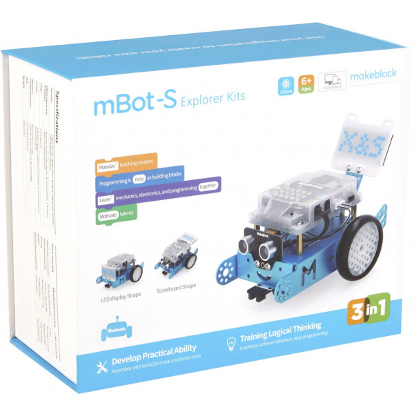 Фото - Электронный конструктор Makeblock mBot S (P1010045)