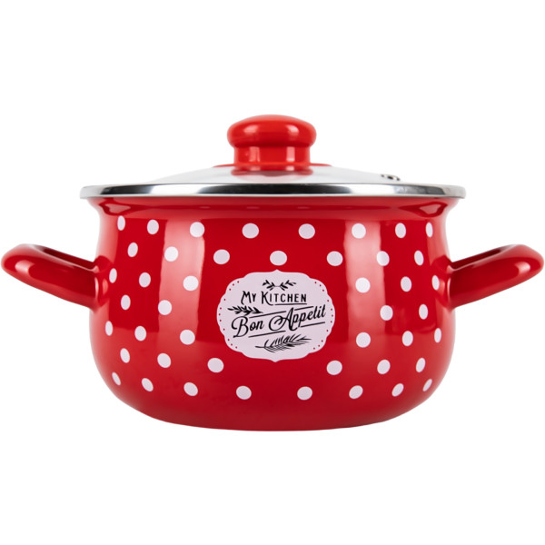 Фото - Кастрюля Gusto Красный мухомор 16 см 2,1 л