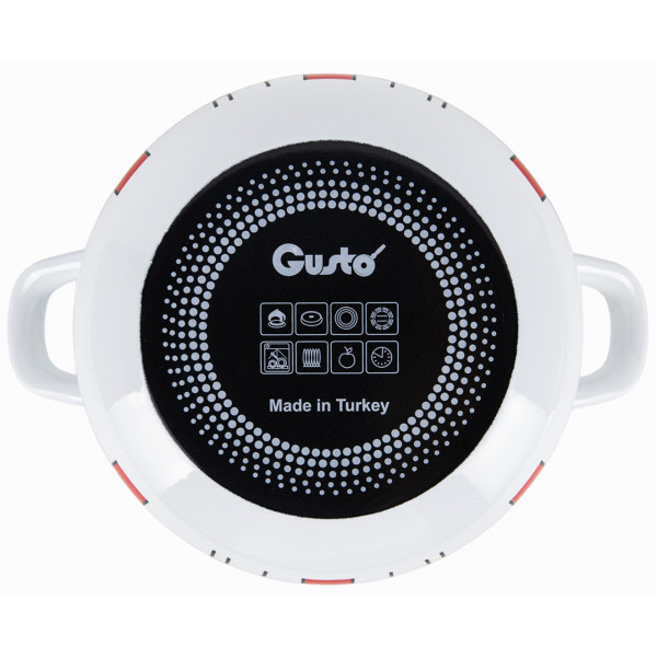 Фото - Кастрюля Gusto Метафора формы 20 см 4,0 л (GT-T-120-MF)