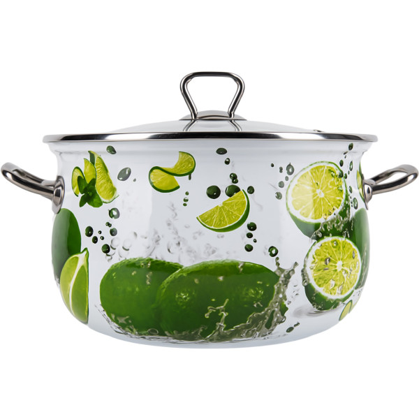 Фото - Кастрюля Gusto GT-T-122-LI Яркие лаймы Premium 22 см 5.1 л