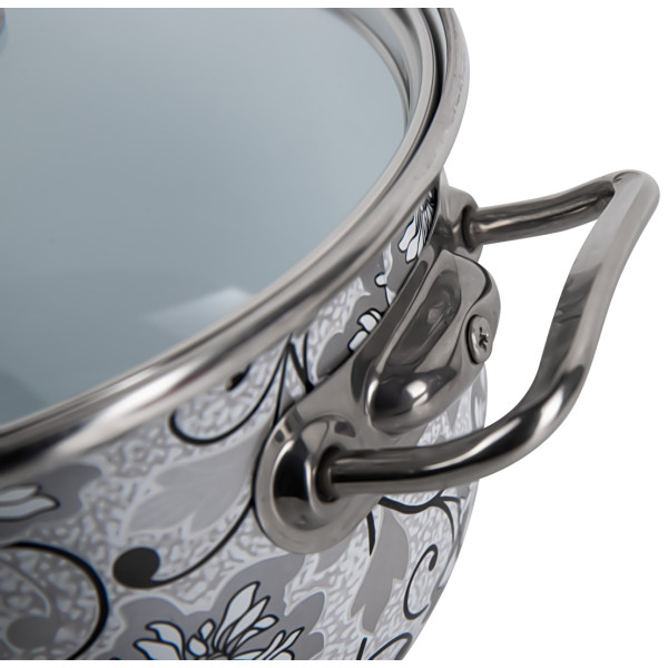 Фото - Кастрюля Gusto GT-T-218-С Мережка Premium 18 см 3.1 л