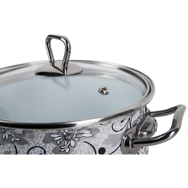 Фото - Кастрюля Gusto GT-T-218-С Мережка Premium 18 см 3.1 л