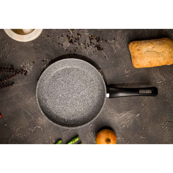 Фото - Сковорода универсальная Biol 24136Р Гранит Грей 24 см