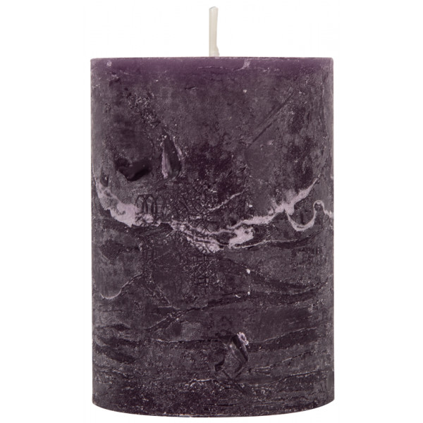Фото - Свеча декоративная Candy Light темный фиолет C07*10/1-4.6