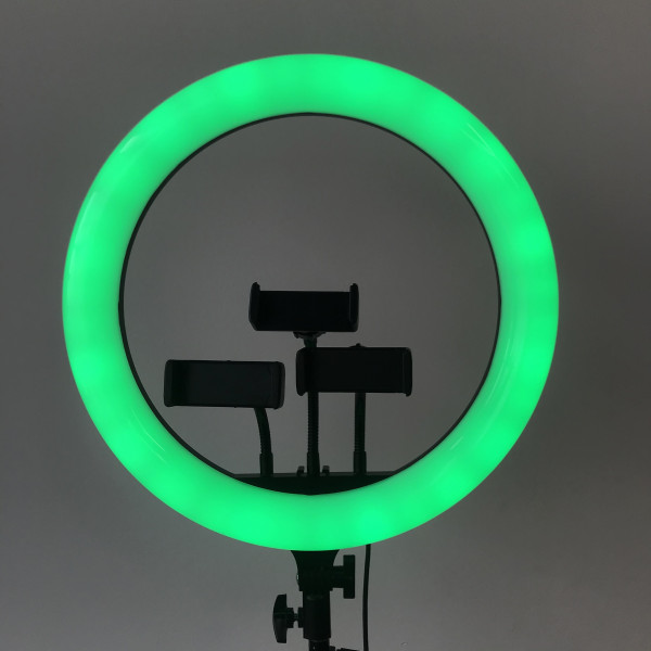 Фото - Набор для блогера Lovely Stream Кольцевая LED лампа 14'' c пультом управления и штативом (31455/31544)