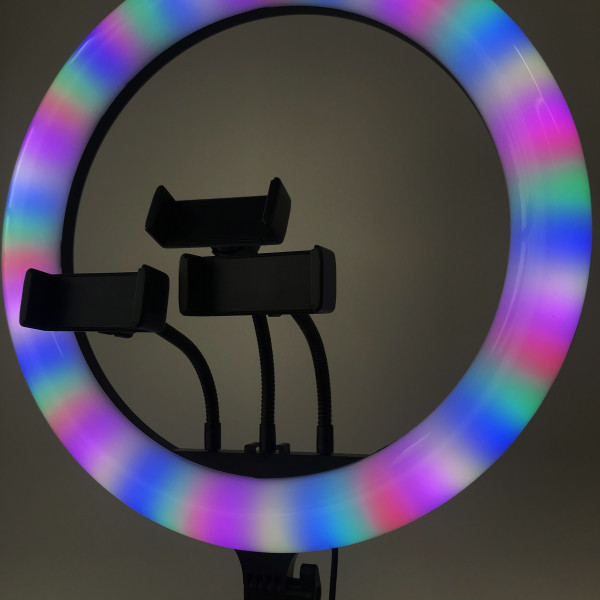 Фото - Набор для блогера Lovely Stream Кольцевая LED лампа 14'' c пультом управления и штативом (31455/31544)