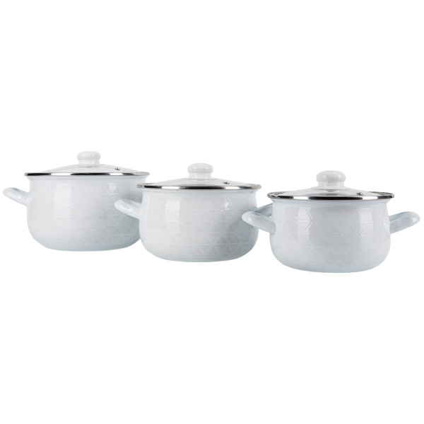 Фото - Набор посуды Gusto GT-T-3-BL Вьюга 2,1л/3,1л/4л