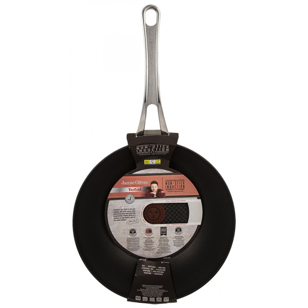 Фото - Сковорода ВОК Tefal E4961932 Jamie Oliver Premium 28 см