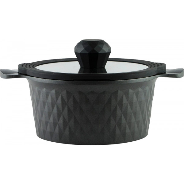 Фото - Кастрюля Pepper Black Ice Greblon C2 1,5л. 16x8.5 см (PR-6001) Фото - Кастрюля Pepper Black Ice Greblon C2 1,5л. 16x8.5 см (PR-6001)