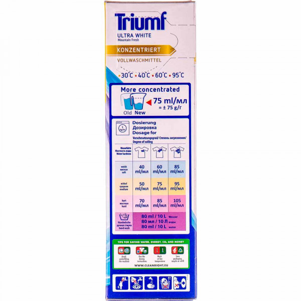 Фото - Стиральный порошок Triumf Ultra White 2,8 кг
