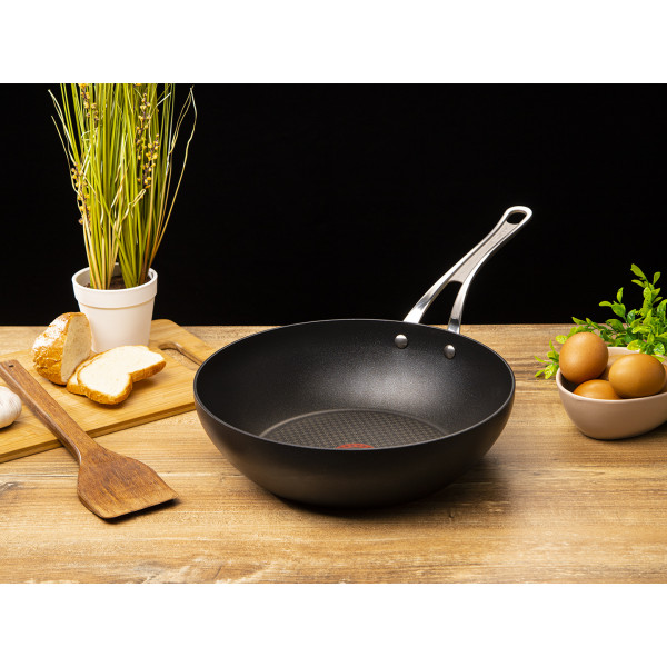 Фото - Сковорода ВОК Tefal E4961932 Jamie Oliver Premium 28 см