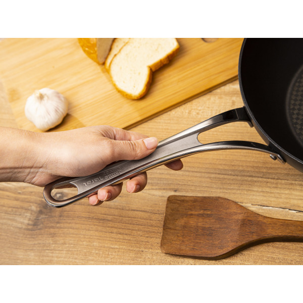 Фото - Сковорода ВОК Tefal E4961932 Jamie Oliver Premium 28 см