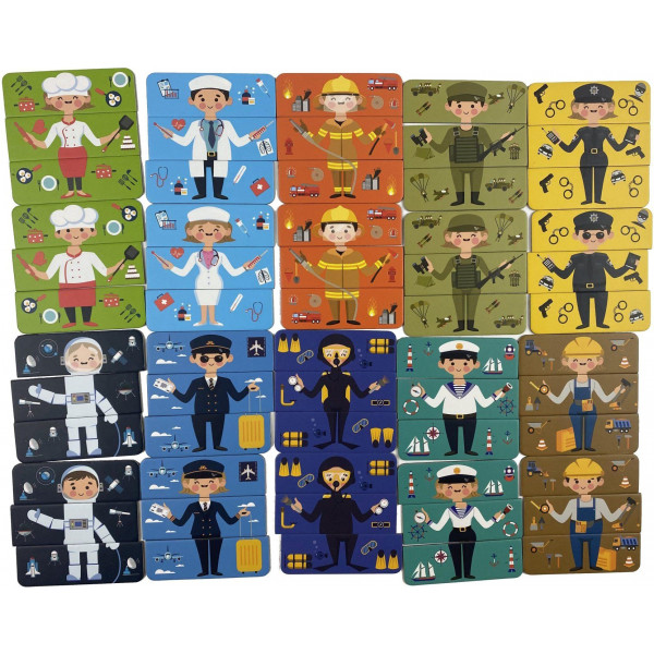 Фото - Настольная игра (до 2 лет) 2D3D Профессии 2D3D (2D3DNU2110) Фото - Настольная игра (до 2 лет) 2D3D Профессии 2D3D (2D3DNU2110)