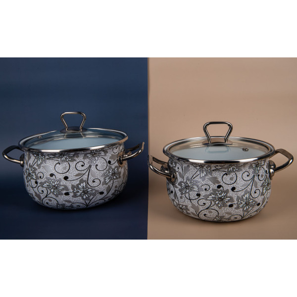 Фото - Кастрюля Gusto GT-T-218-С Мережка Premium 18 см 3.1 л