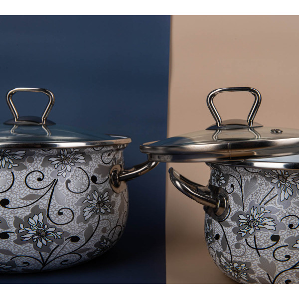 Фото - Кастрюля Gusto GT-T-218-С Мережка Premium 18 см 3.1 л