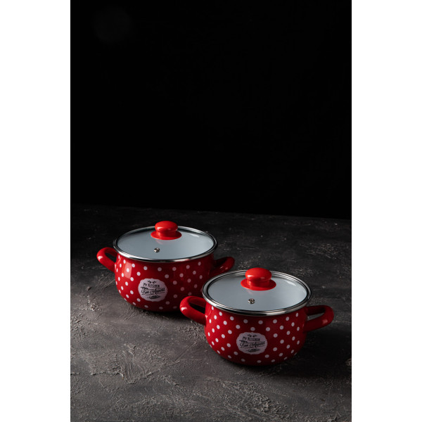 Фото - Кастрюля Gusto Красный мухомор 16 см 2,1 л