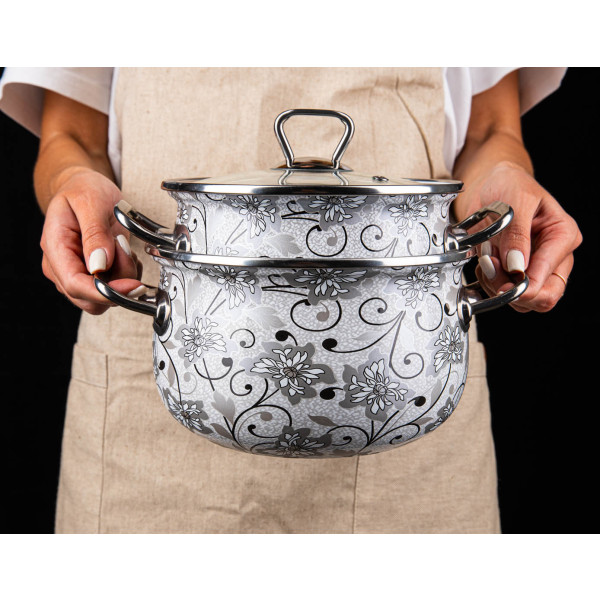 Фото - Кастрюля Gusto GT-T-218-С Мережка Premium 18 см 3.1 л