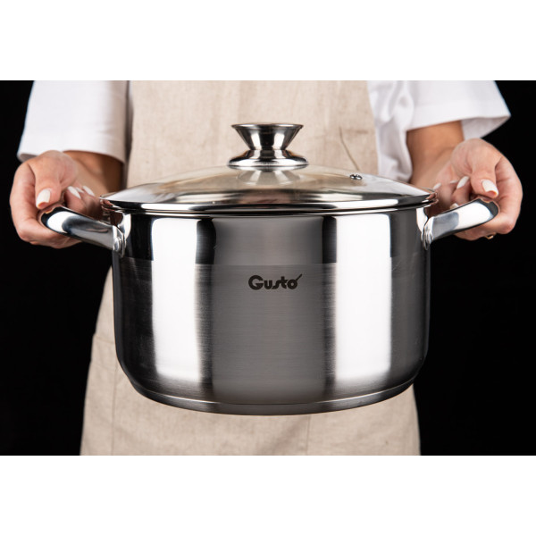 Фото - Кастрюля Gusto GT-1107-24 Force 24 см 6,1 л