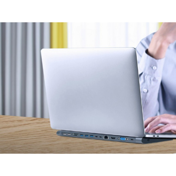 Фото - Хаб USB Cablexpert USB-C 9-in-1 (A-CM-COMBO9-01)