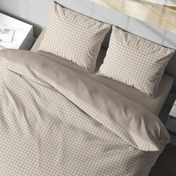 Фото - Комплект постельного белья Lelit Бязь Бежевый Двуспальный B-1173 (1196541)