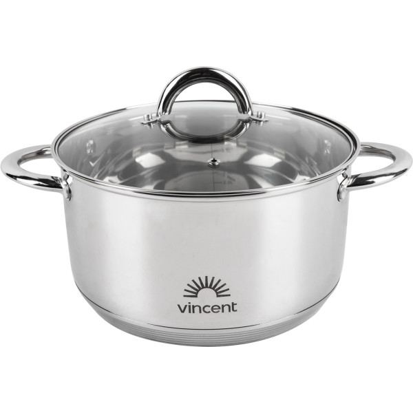 Фото - Кастрюля Vincent 24 см 6.1 л (VC-3167-24) Фото - Кастрюля Vincent 24 см 6.1 л (VC-3167-24)