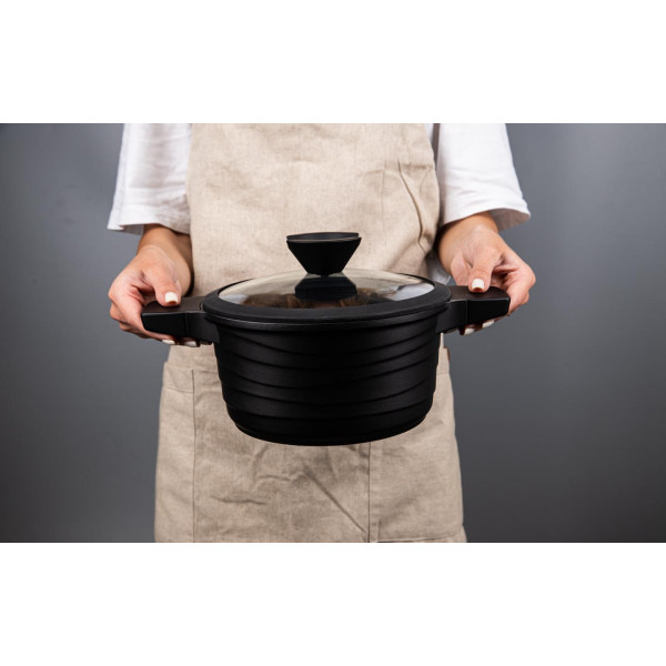 Фото - Кастрюля Lessner Black Pro New 20 см 2.7 л (55872-20)