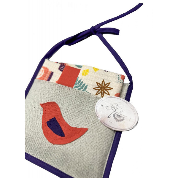 Фото - Набор полотенец Прованс в мешочке Фиолетовый 3 шт. 34х50 см (033295)