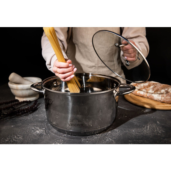 Фото - Кастрюля Vincent 24 см 6.1 л (VC-3167-24)