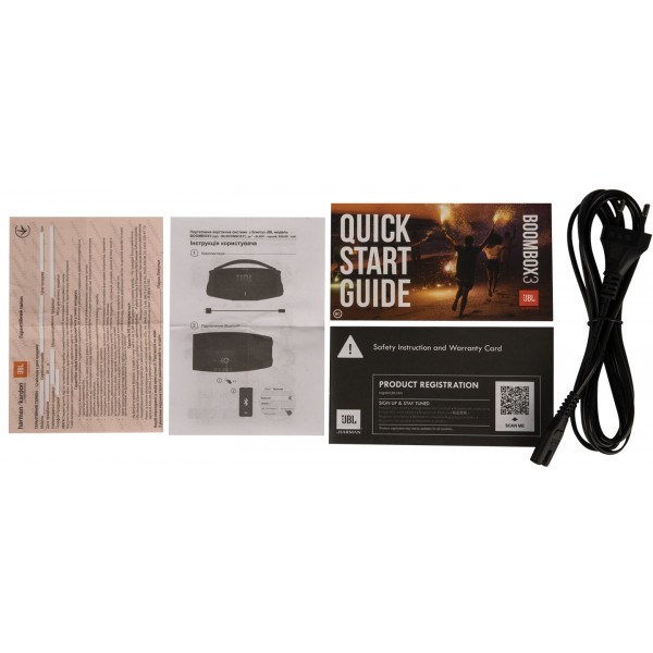 Фото - Уценка - Портативная акустика JBL Boombox 3 Black (JBLBOOMBOX3BLKEP)