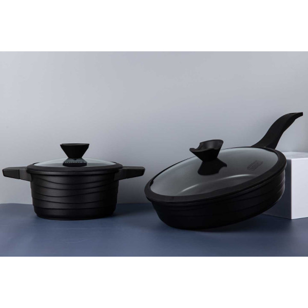 Фото - Кастрюля Lessner Black Pro New 20 см 2.7 л (55872-20)