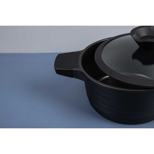 Фото - Кастрюля Lessner Black Pro New 20 см 2.7 л (55872-20)