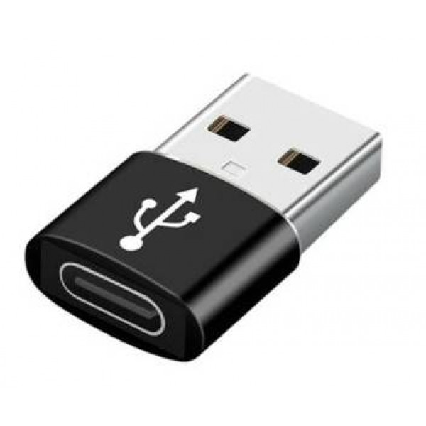 Фото - Уценка - Переходник Cablexpert USB 2.0 type A - USB type-C Black (A-USB2-AMCF-02)