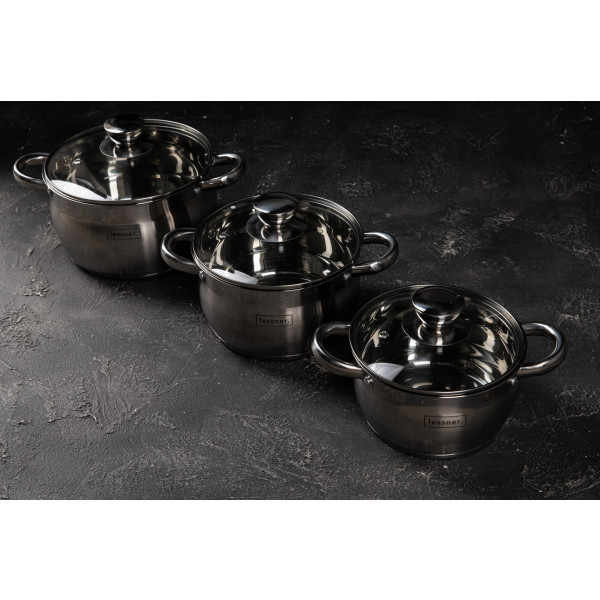 Фото - Набор посуды Lessner 55859 Apple 6 пр.