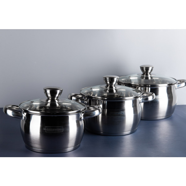 Фото - Набор посуды Lessner 55859 Apple 6 пр.