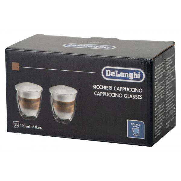 Фото - Набор стаканов с двойными стенками Delonghi КАПУЧИНО, 190 мл