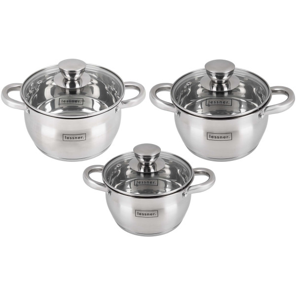 Фото - Набор посуды Lessner 55859 Apple 6 пр.