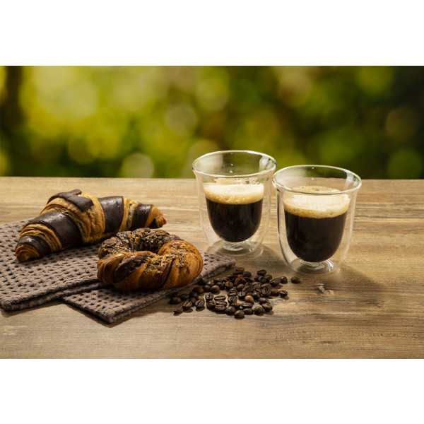 Фото - Набор стаканов с двойными стенками Delonghi КАПУЧИНО, 190 мл