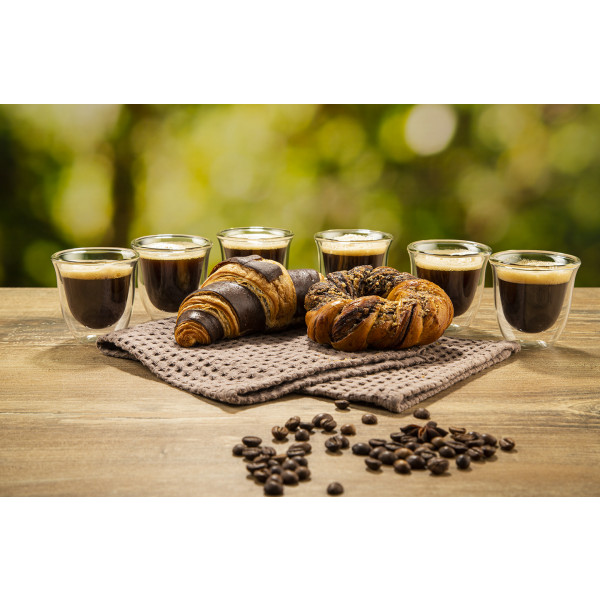 Фото - Набор стаканов с двойными стенками Delonghi DLSC300 Espresso 6 пр.