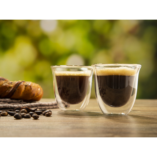 Фото - Набор стаканов с двойными стенками Delonghi DLSC300 Espresso 6 пр.