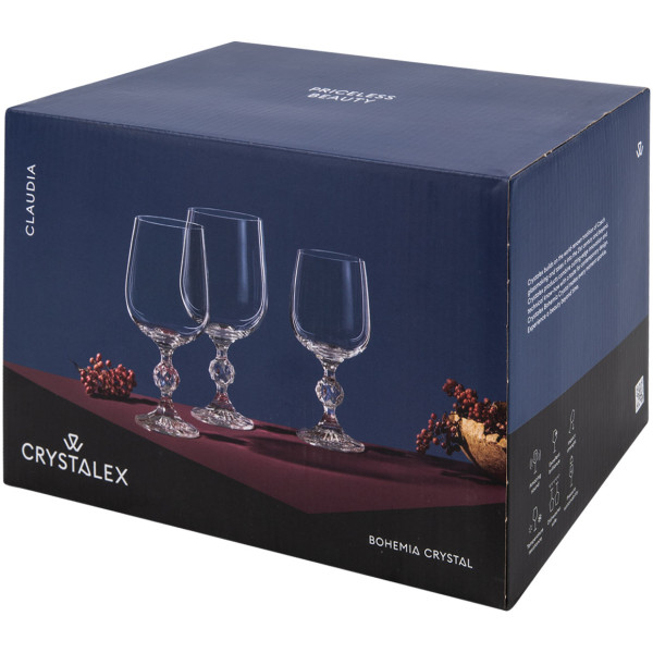 Фото - Набор бокалов Bohemia Claudia 230 мл 6 шт. (b40149)