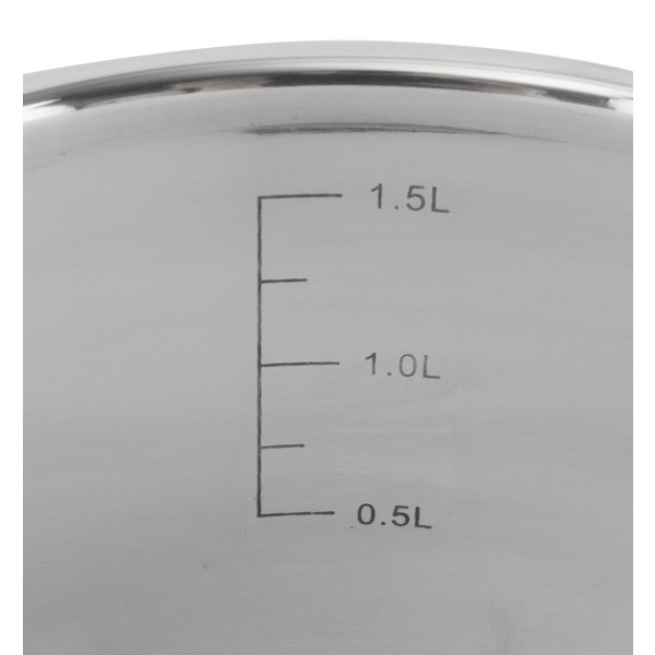 Фото - Ковш Krauzer Graphite 1.8 л 16 см (78310)