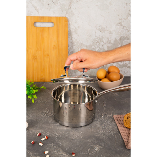 Фото - Ковш Krauzer Graphite 1.8 л 16 см (78310)