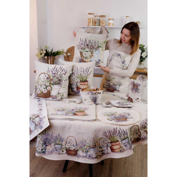 Фото - Подушка декоративная Прованс Ромашки в ведерке 45х45 см (039173)