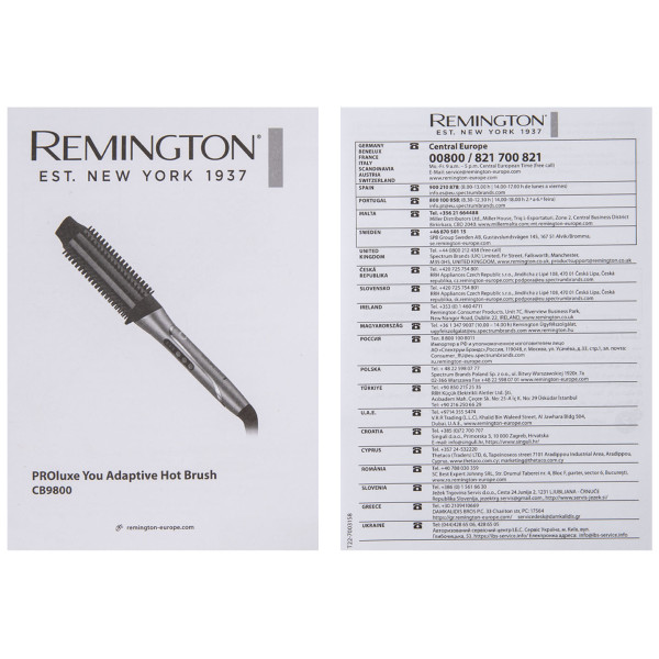 Фото - Плойка Remington CB9800 PROluxe You Adaptive Hot Brush