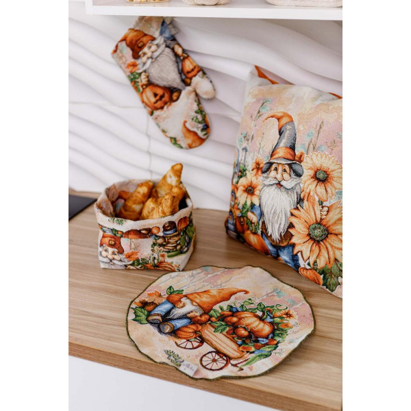 Фото - Хлебница Прованс Тыквенные гномы 16х14х15 см (036353)