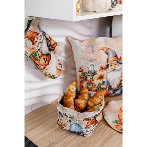 Фото - Хлебница Прованс Тыквенные гномы 16х14х15 см (036353)