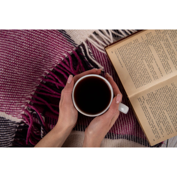 Фото - Плед двуспальный Vladi Эльф Liam бел-фуксия-слива 170х210