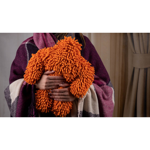 Фото - Плед двуспальный Vladi Эльф Liam бел-фуксия-слива 170х210